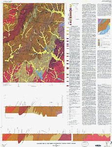 Geologic Map Of The Fairfax Quadrangle Fairfax County Virginia