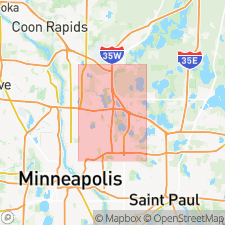 Map showing publication footprint