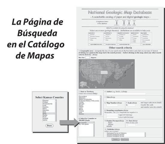 Map Catalog Search Page